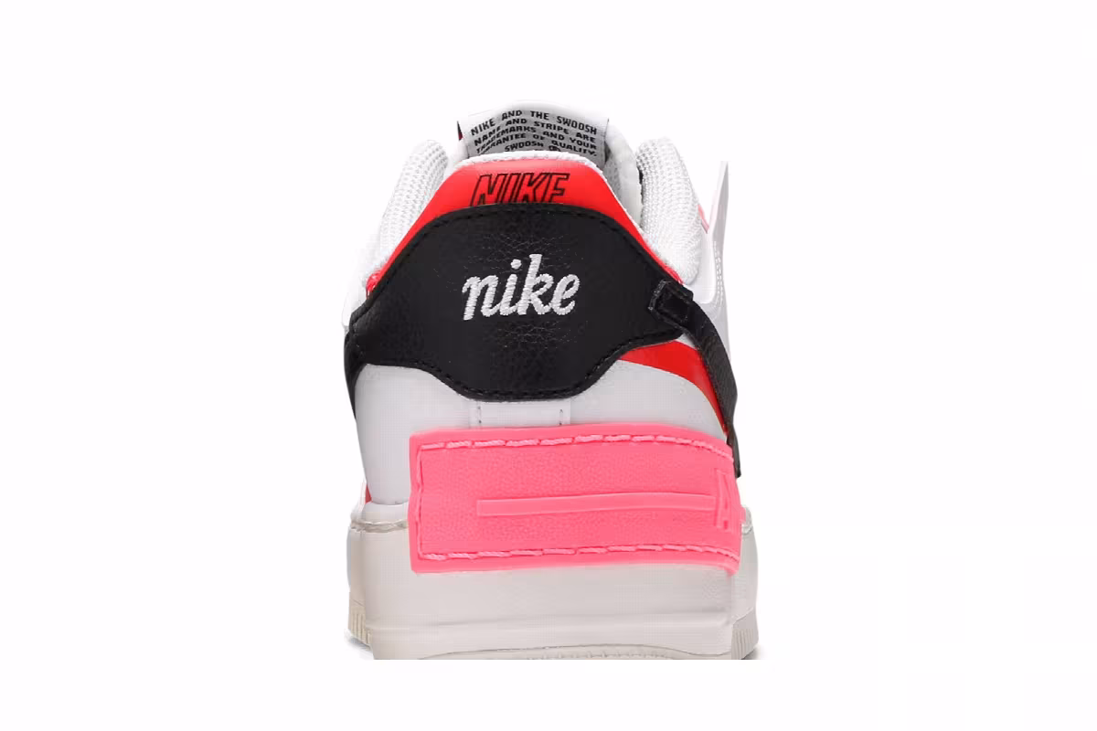 Nike Women's Air Force 1 Shadow White Multi-Color, view 8