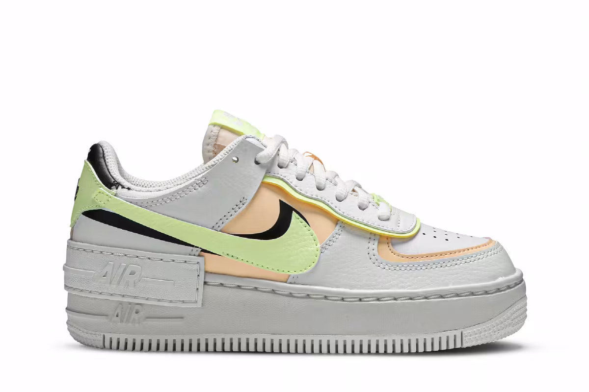 Nike Women's Air Force 1 Shadow White Crimson Tint, view 2