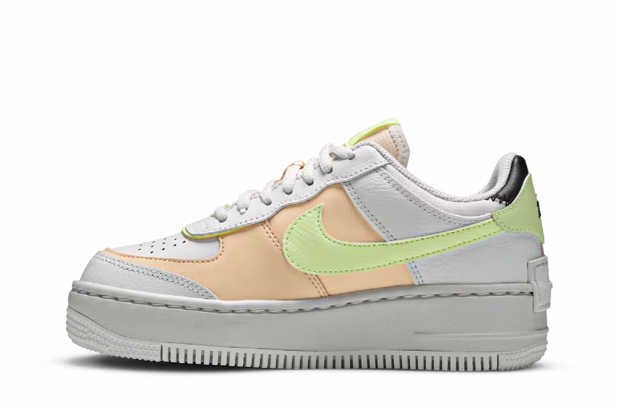 Nike Women's Air Force 1 Shadow White Crimson Tint, view 4