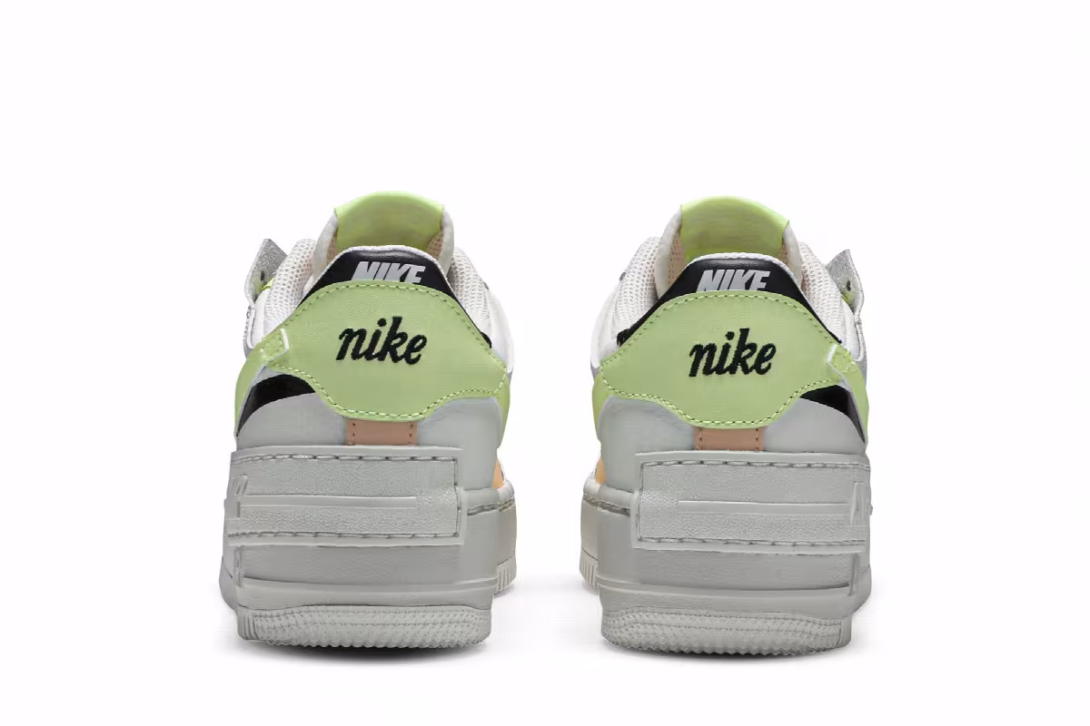 Nike Women's Air Force 1 Shadow White Crimson Tint, view 7