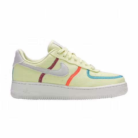 Nike Wmns Air Force 1 '07 Low LX 'Stitched Canvas - Life Lime'