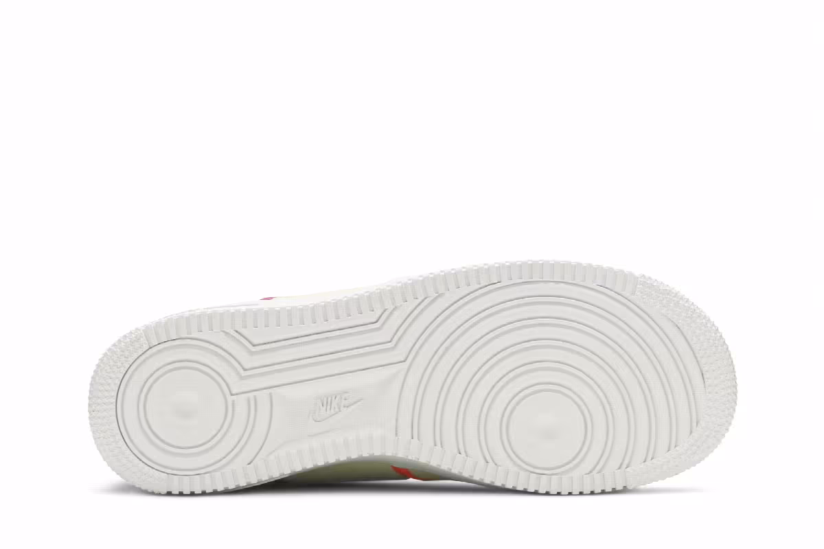 Nike Women's Air Force 1 Stitched Canvas - Life Lime, view 5