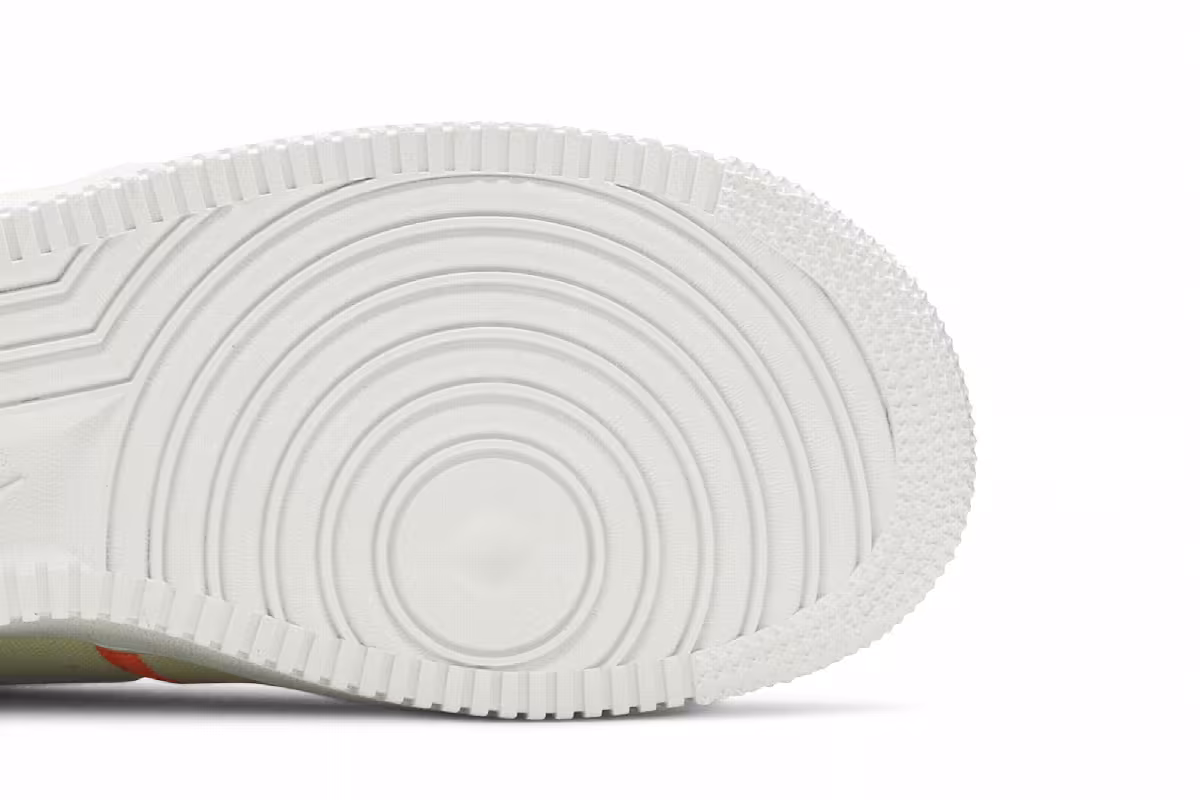 Nike Women's Air Force 1 Stitched Canvas - Life Lime, view 6