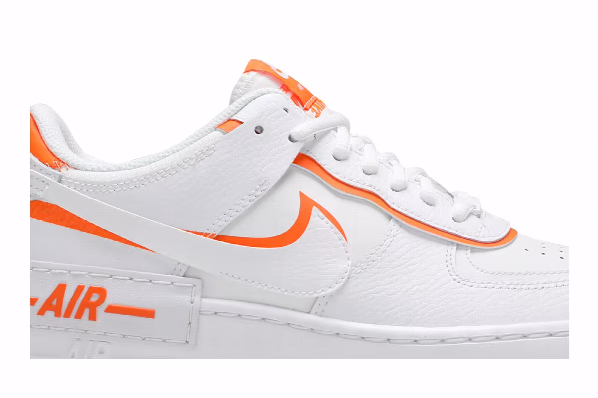 Nike Women's Air Force 1 Shadow Total Orange, view 3