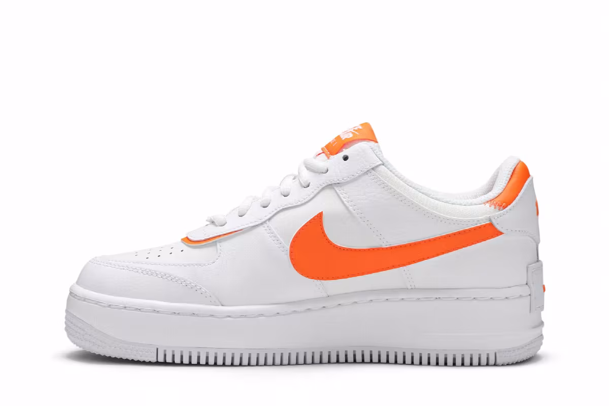 Nike Women's Air Force 1 Shadow Total Orange, view 4