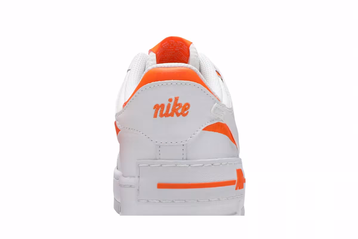 Nike Women's Air Force 1 Shadow Total Orange, view 8