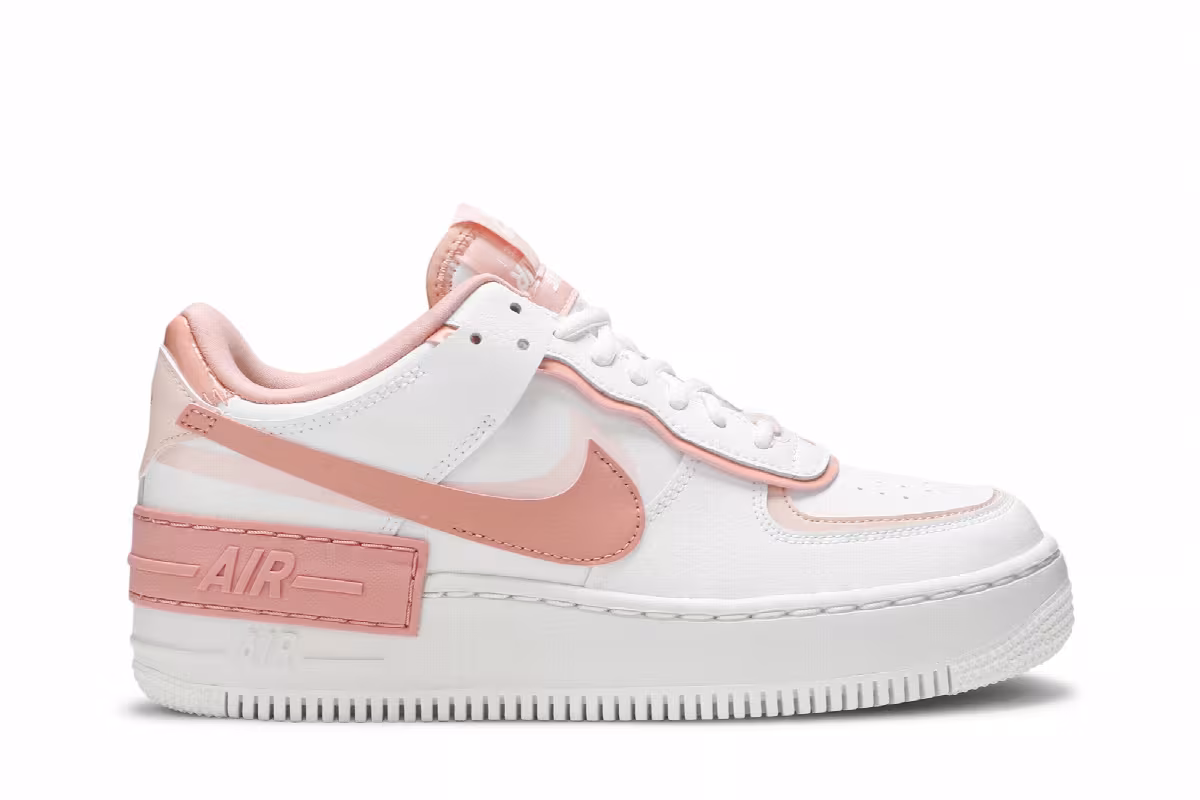 Nike Women's Air Force 1 Shadow Washed Coral, view 2