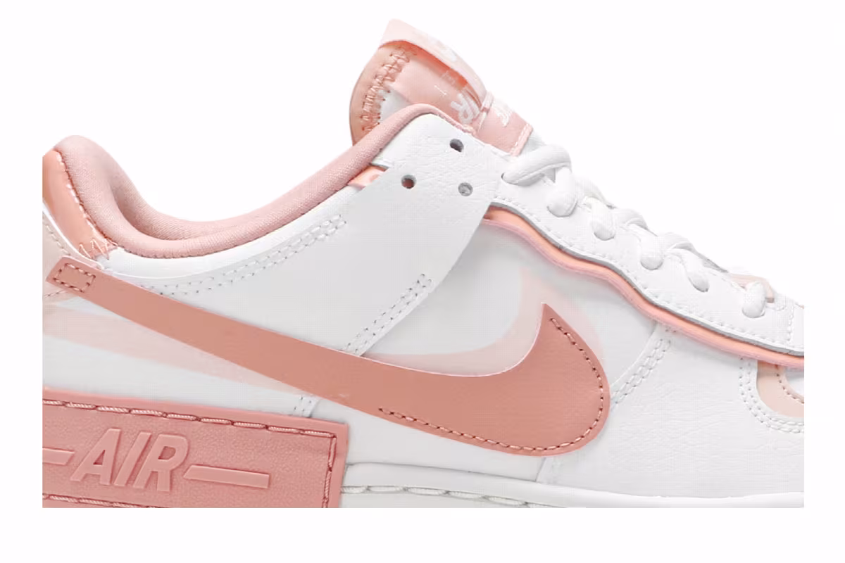 Nike Women's Air Force 1 Shadow Washed Coral, view 3