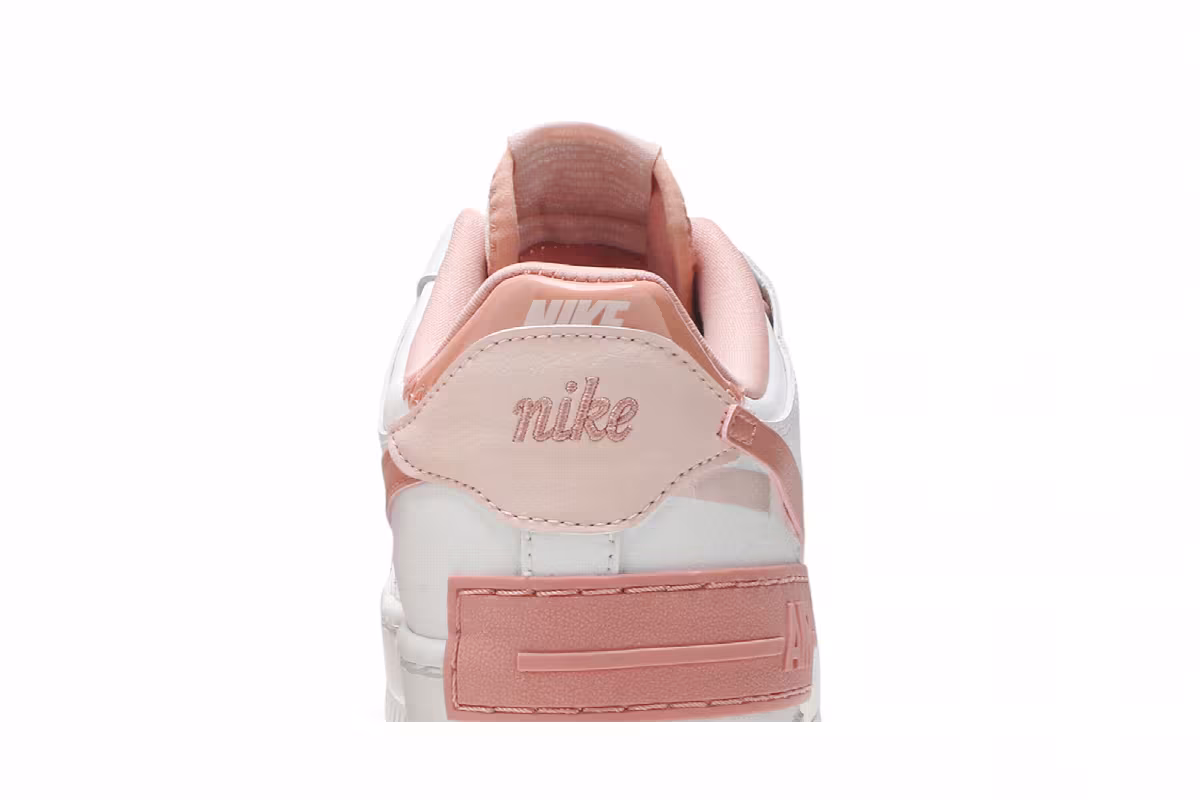 Nike Women's Air Force 1 Shadow Washed Coral, view 8