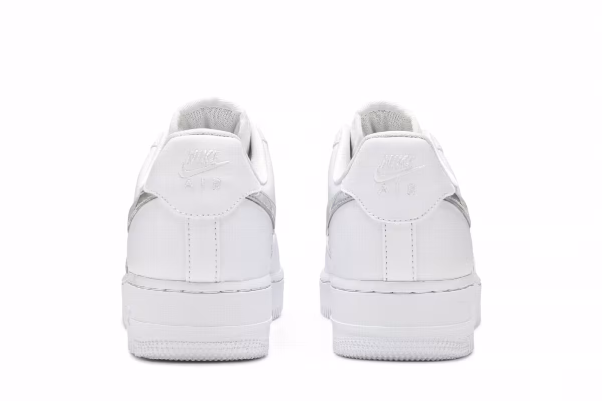 Nike Women's Air Force 1 Low Iridescent Swoosh, view 7