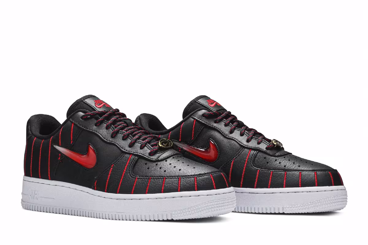 Nike Women's Air Force 1 Jewel Low Chicago, view 9