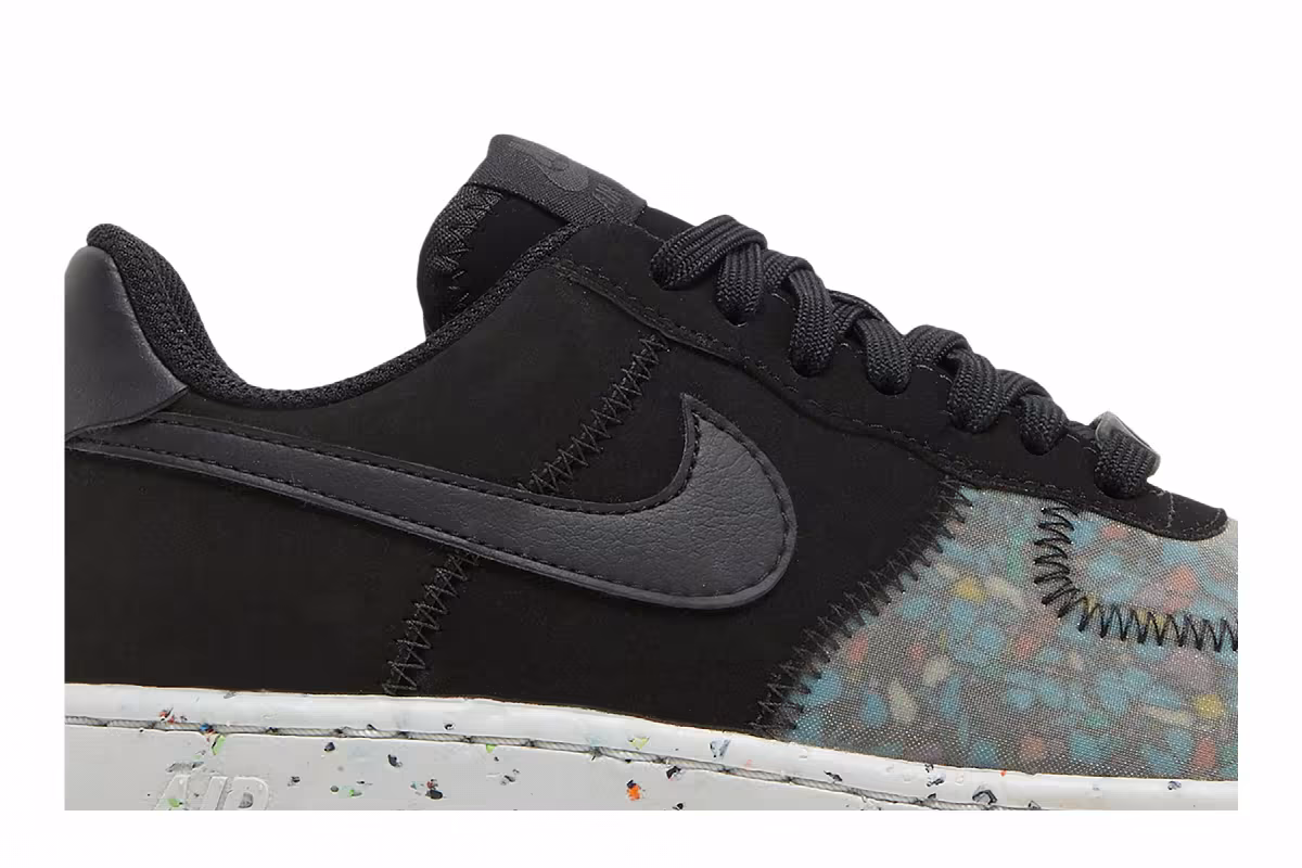 Nike Women's Air Force 1 Crater Black Photon Dust, view 3
