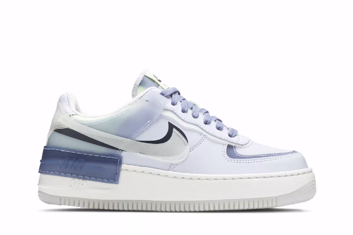 Nike Women's Air Force 1 Shadow SE World Indigo, view 2