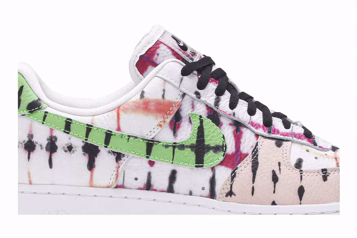 Nike Women's Air Force 1 Black Tie Dye, view 3