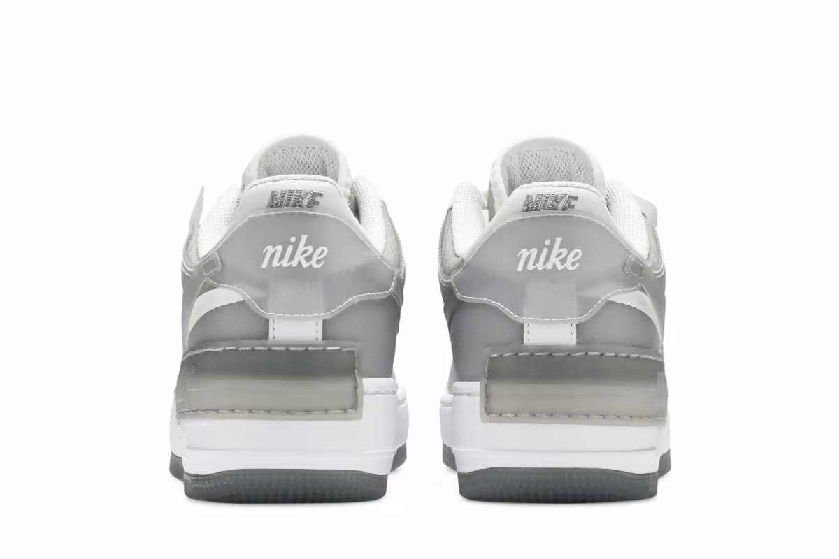 Nike Women's Air Force 1 Shadow SE Particle Grey, view 7