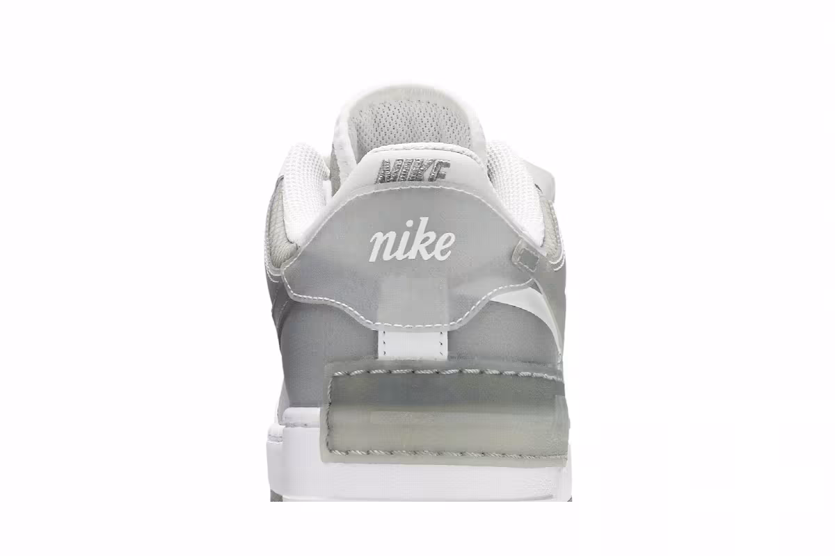 Nike Women's Air Force 1 Shadow SE Particle Grey, view 8