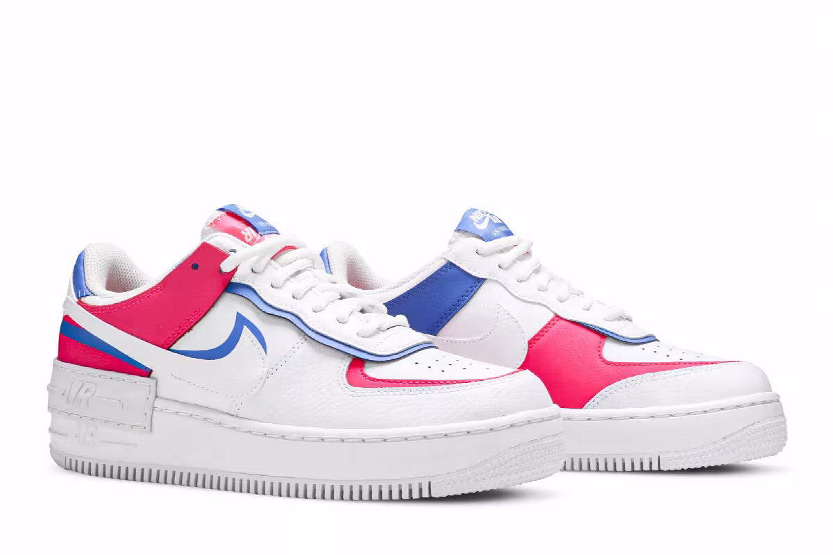 Nike Women's Air Force 1 Shadow Cotton Candy, view 9