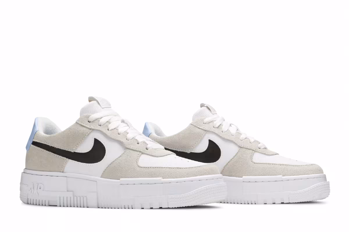 Nike Women's Air Force 1 Pixel Desert Sand, view 9