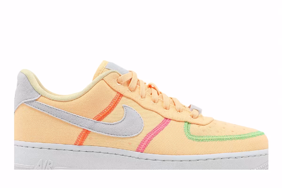 Nike Women's Air Force 1 Stitched Canvas - Melon Tint, view 3