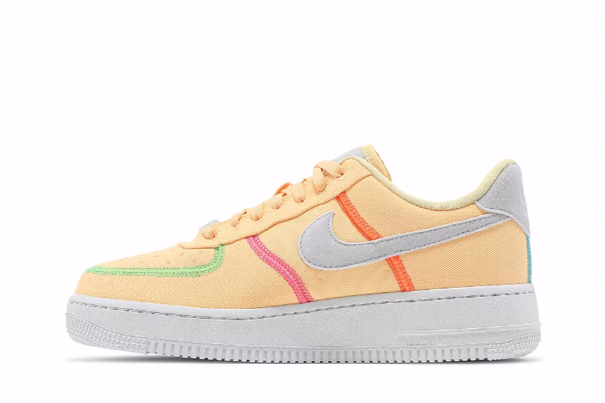 Nike Women's Air Force 1 Stitched Canvas - Melon Tint, view 4