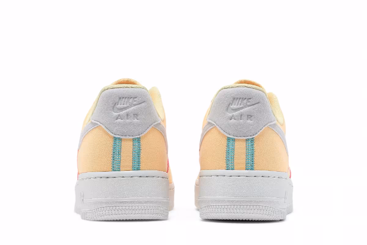 Nike Women's Air Force 1 Stitched Canvas - Melon Tint, view 7