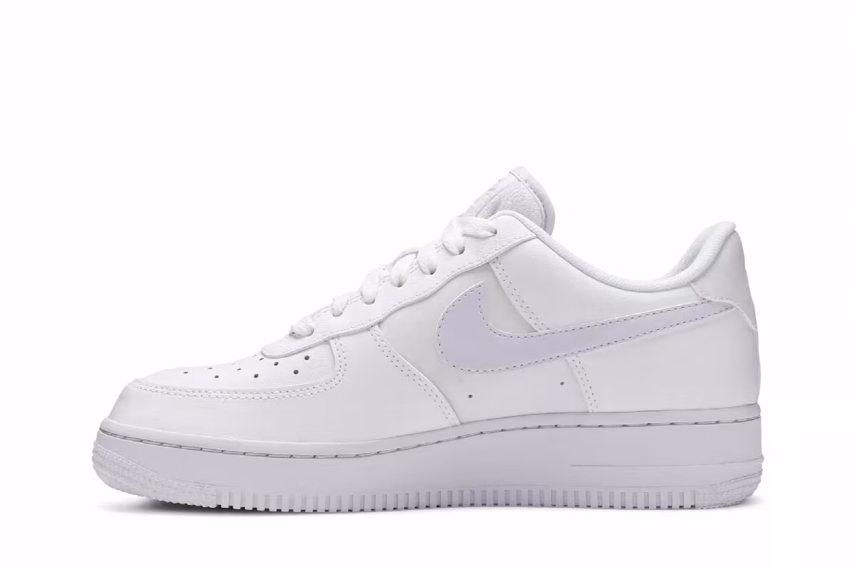 Nike Women's Air Force 1 White Barely Grape, view 4