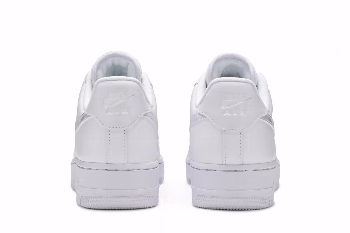 Nike Women's Air Force 1 White Barely Grape, view 7