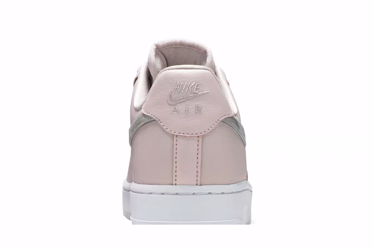Nike Women's Air Force 1 Low Pink Iridescent, view 8