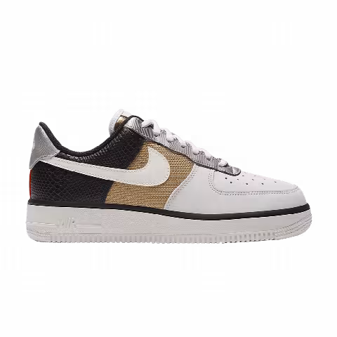 Nike Wmns Air Force 1 '07 'Grey Black Gold'