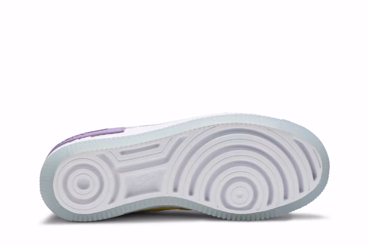 Nike Women's Air Force 1 Shadow White Hydrogen Blue, view 5