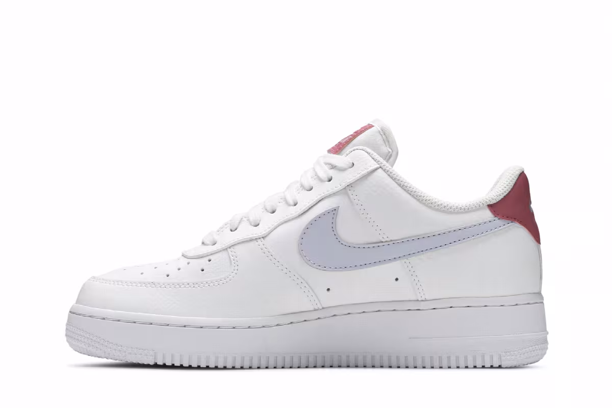 Nike Women's Air Force 1 Low White Desert Berry, view 4