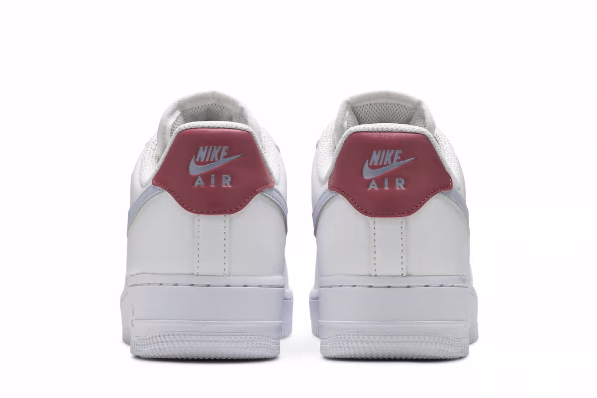 Nike Women's Air Force 1 Low White Desert Berry, view 7