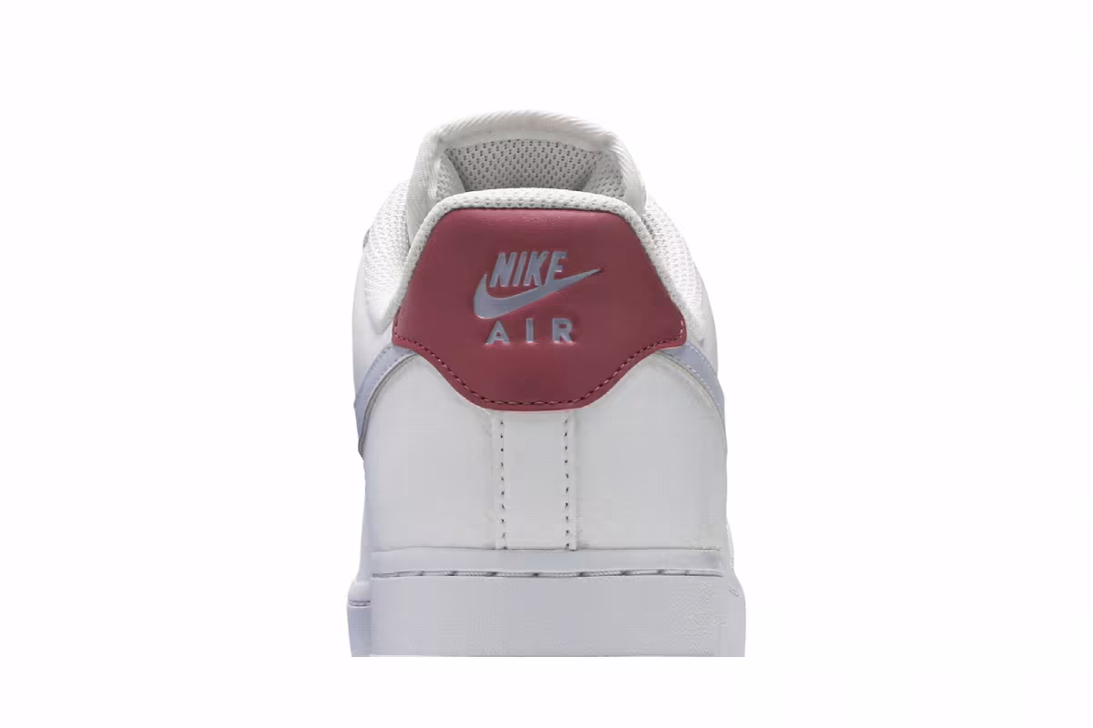 Nike Women's Air Force 1 Low White Desert Berry, view 8