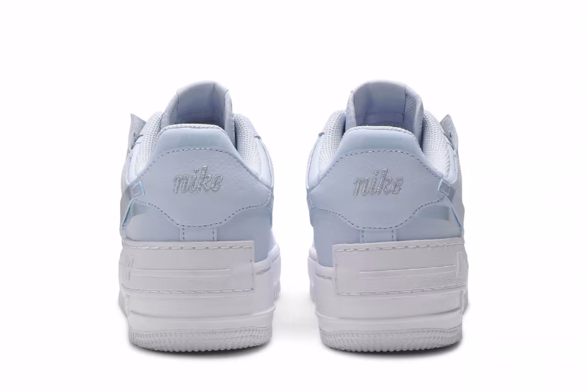 Nike Women's Air Force 1 Shadow Hydrogen Blue, view 7