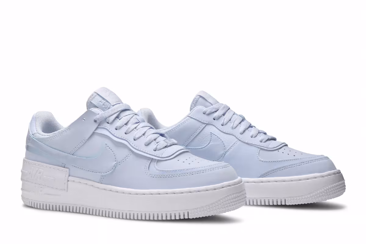 Nike Women's Air Force 1 Shadow Hydrogen Blue, view 9