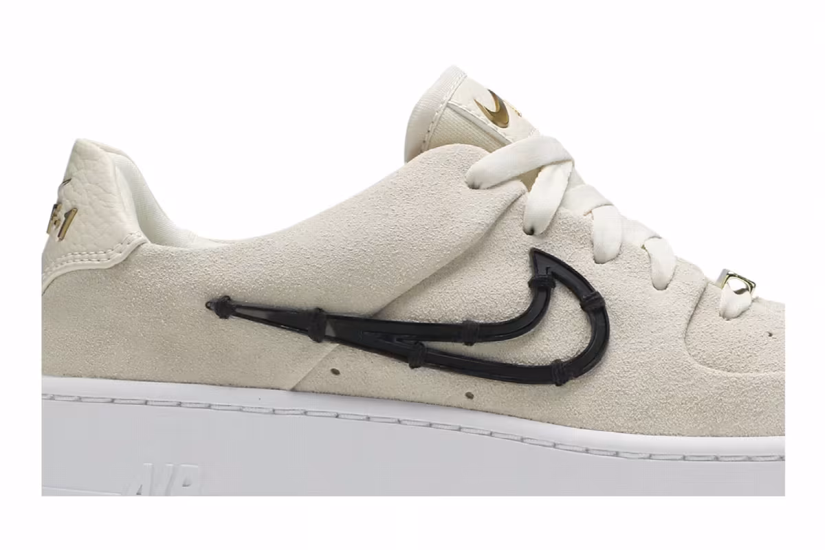 Nike Women's Air Force 1 Sage Low LX Cream, view 3