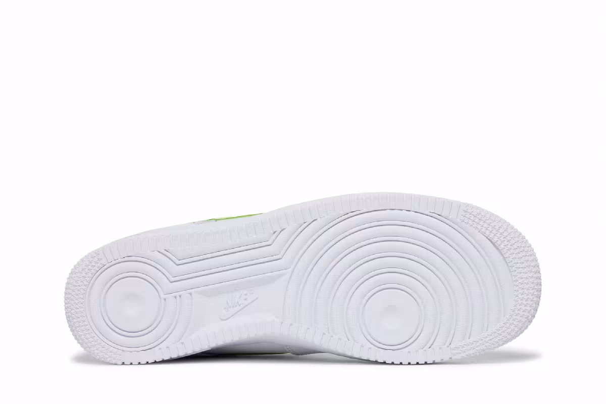 Nike Women's Air Force 1 White Barely Volt, view 5