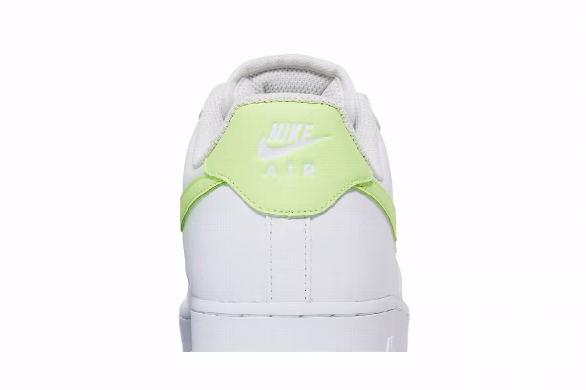Nike Women's Air Force 1 White Barely Volt, view 8