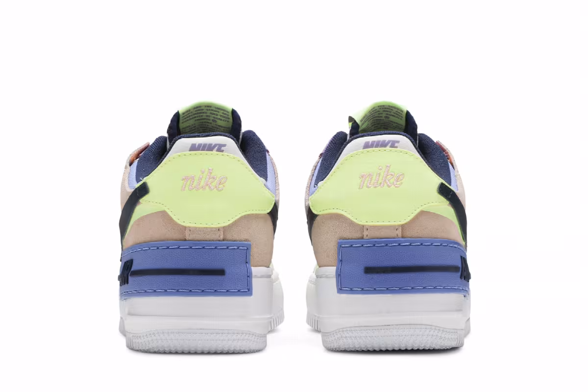 Nike Women's Air Force 1 Shadow Crimson Tint Volt, view 7