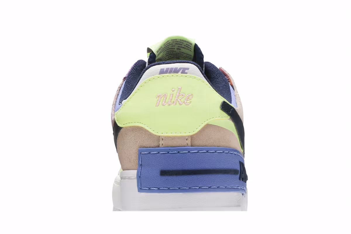 Nike Women's Air Force 1 Shadow Crimson Tint Volt, view 8
