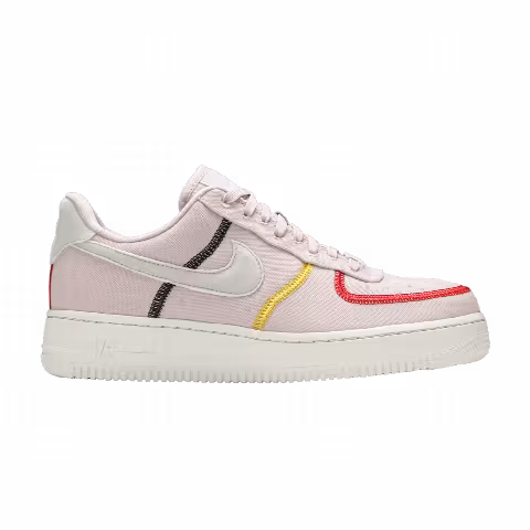 Nike Wmns Air Force 1 '07 Low LX 'Stitched Canvas - Siltstone Red'
