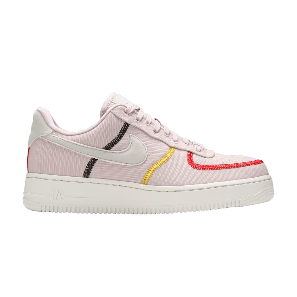 Nike Women's Air Force 1 Stitched Canvas - Siltstone Red
