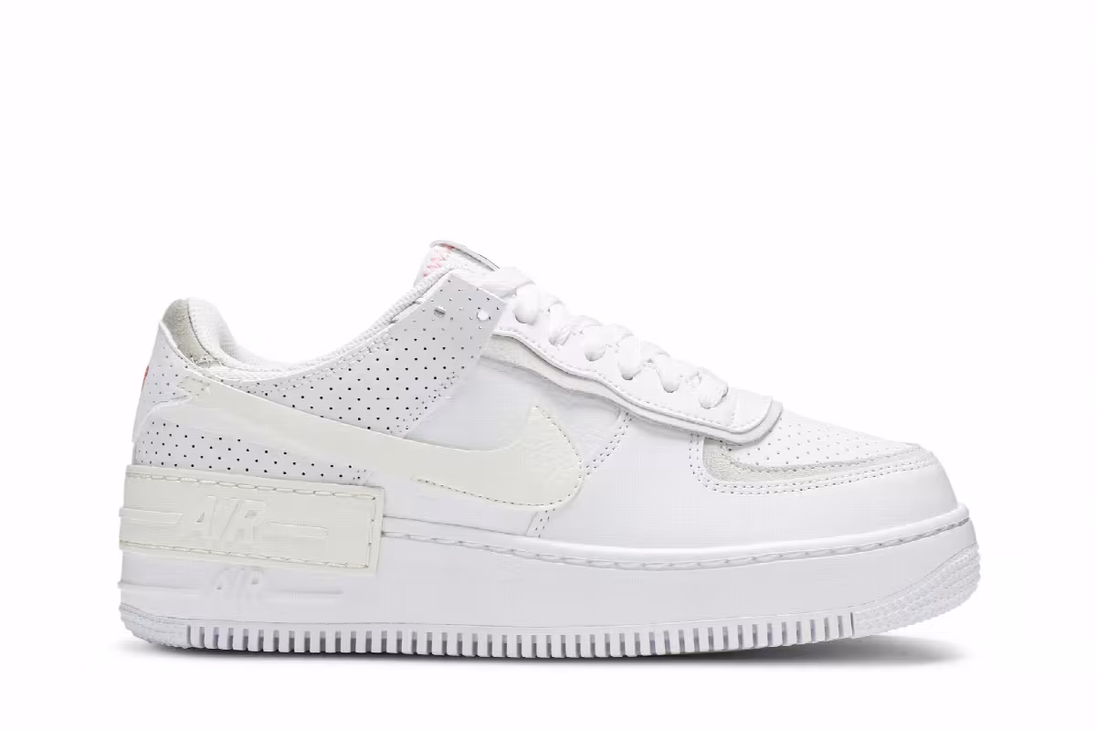 Nike Women's Air Force 1 Shadow White Atomic Pink, view 2