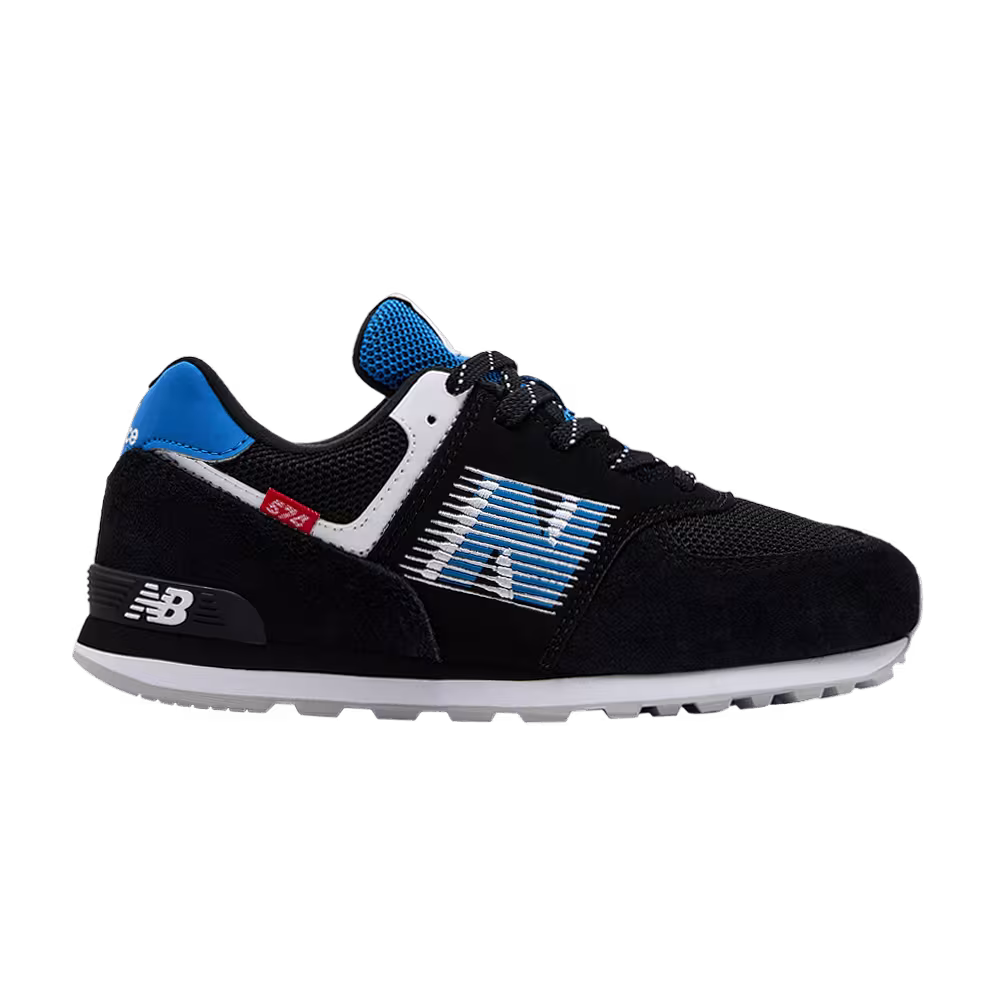 New Balance 574 Big Kid Speed - Black Cobalt
