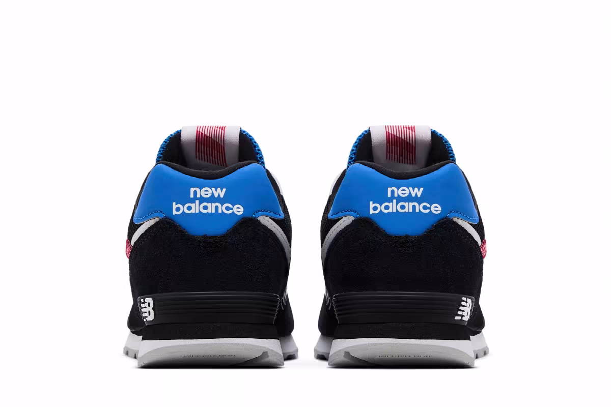 New Balance 574 Big Kid Speed - Black Cobalt, view 7