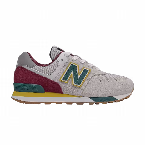 New Balance 574 Little Kid 'Summer Fog Garnet'