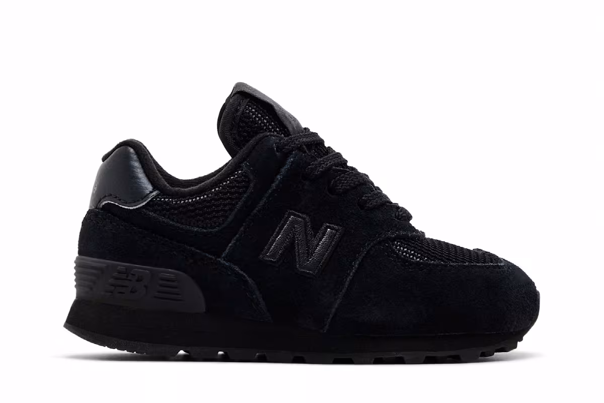 New Balance 574 Toddler Black, view 2