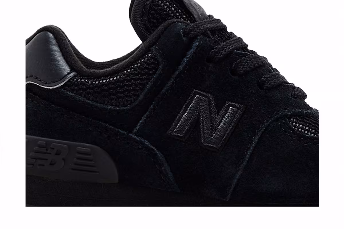 New Balance 574 Toddler Black, view 3