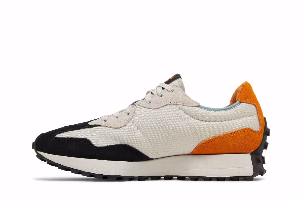 New Balance 327 Moonbeam Madras Orange, view 4