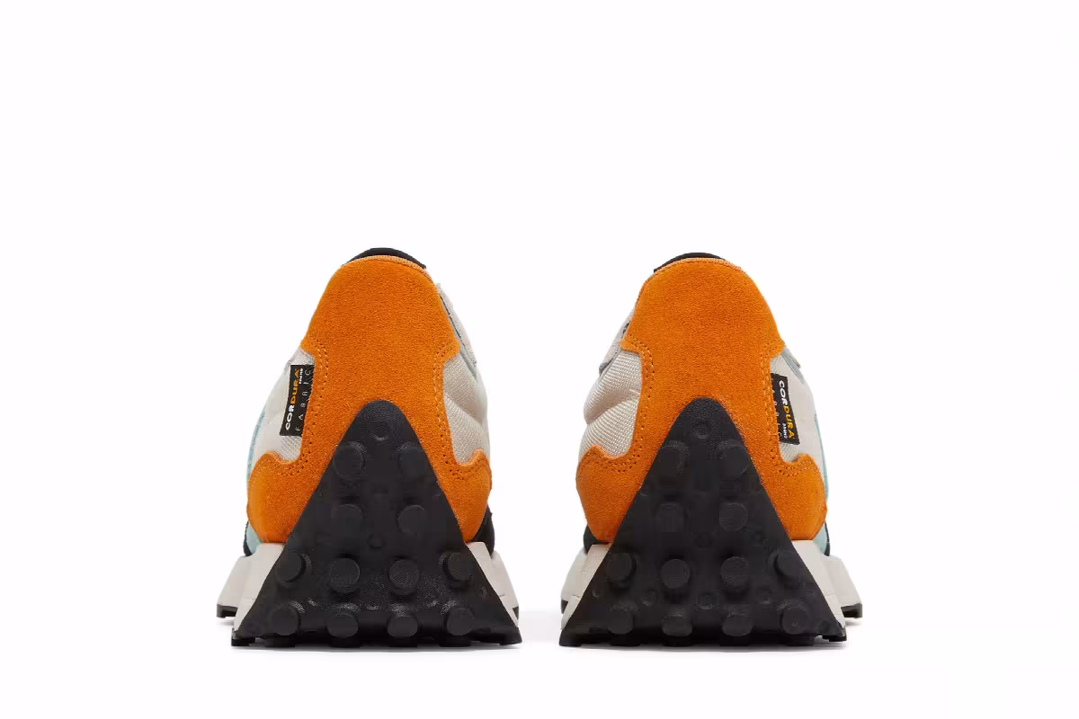 New Balance 327 Moonbeam Madras Orange, view 7